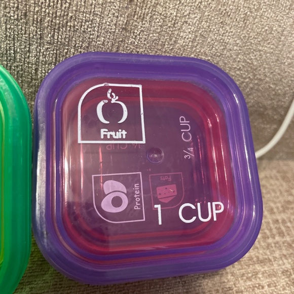Portion Control Food Containers NIB - Picture 3 of 6